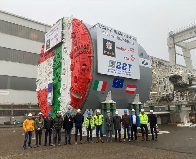 Ida TBM for Brenner Base Tunnel Project