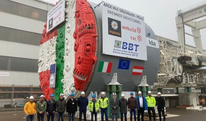 Ida TBM for Brenner Base Tunnel Project