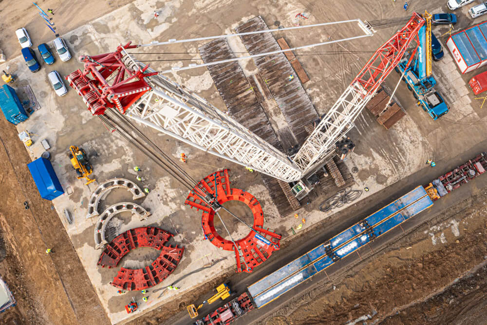 S19 Expressway TBM Assembly Site