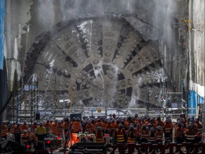 TBM Vida Breakthrough at West Gate Tunnel Project