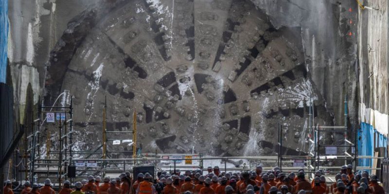 TBM Vida Breakthrough at West Gate Tunnel Project
