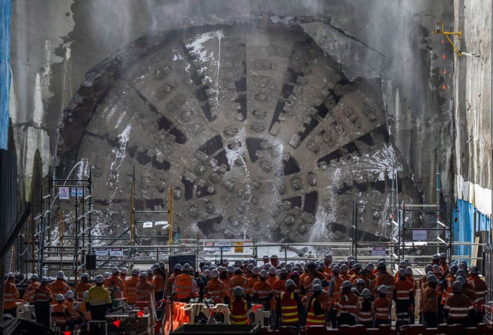 TBM Vida Breakthrough at West Gate Tunnel Project