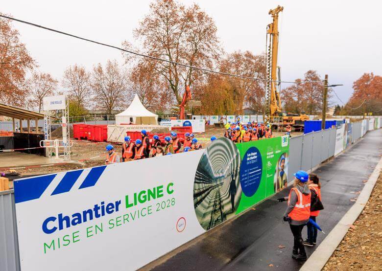 Third Toulouse Metro Line Construction Site