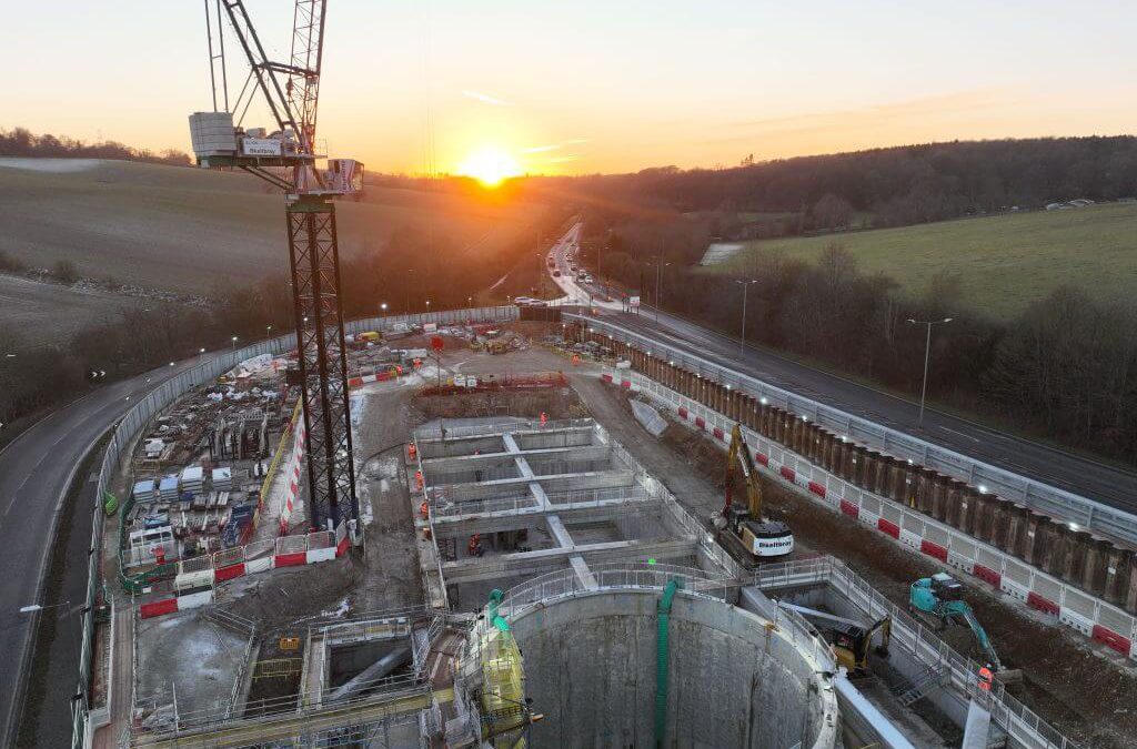 HS2 Amersham Vent Shaft Construction