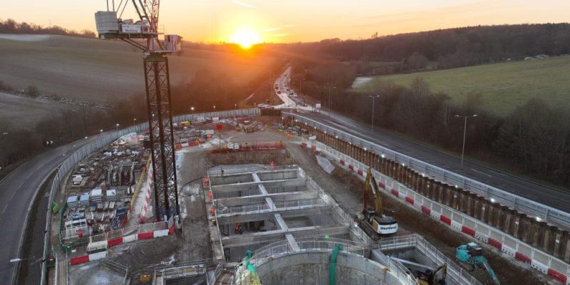 HS2 Amersham Vent Shaft Construction