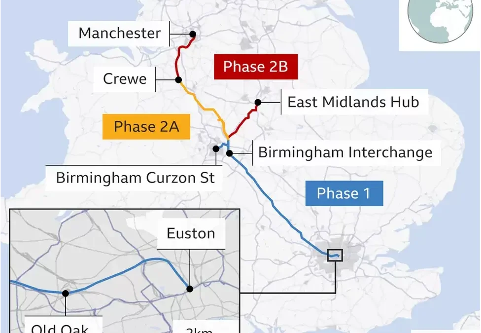 HS2 Route Map