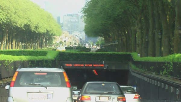 One of Brussels Capital Tunnels