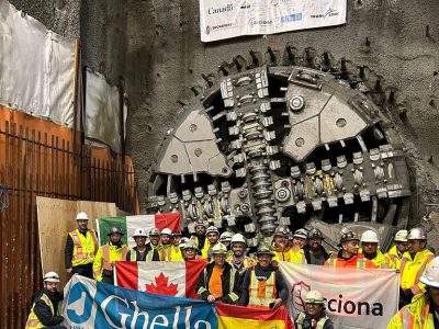 TBM Phyllis Breakthrough at Broadway Subway Mount Pleasant