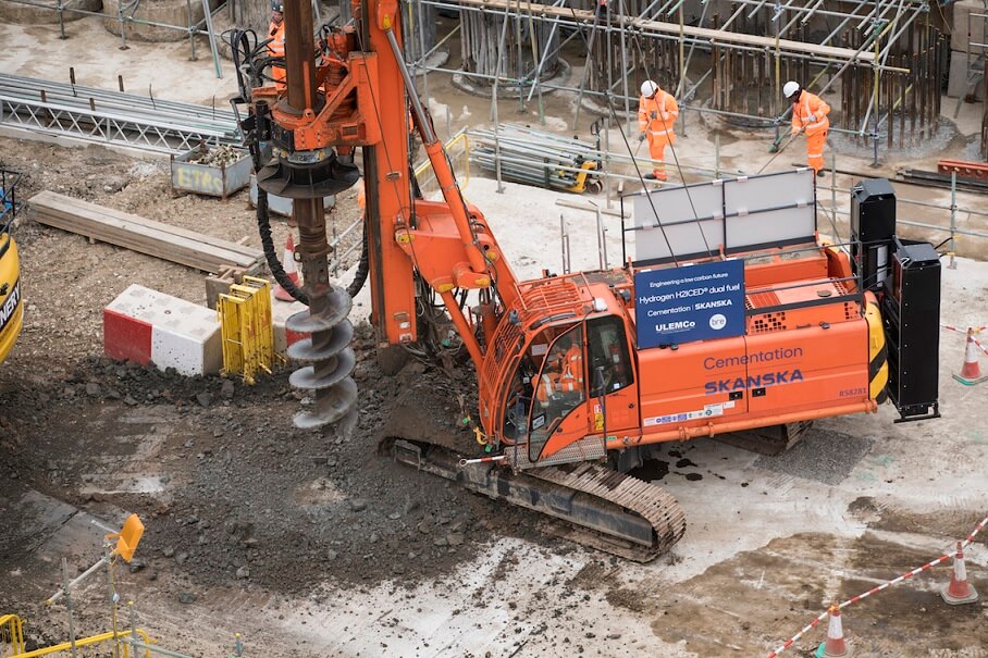 HS2 Dual-Fuel Piling Rig