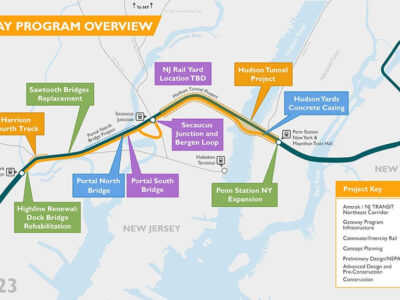 Hudson Tunnel Map