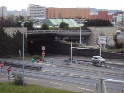 The Tunnel Between Nanterre and La Defense on the A14, axis W