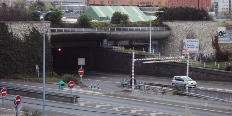 The Tunnel Between Nanterre and La Defense on the A14, axis W