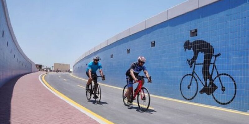 Cycling Tunnel in Meydan