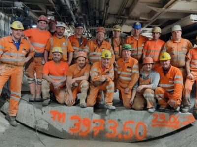 Second Gotthard Tunnel Breakthrough