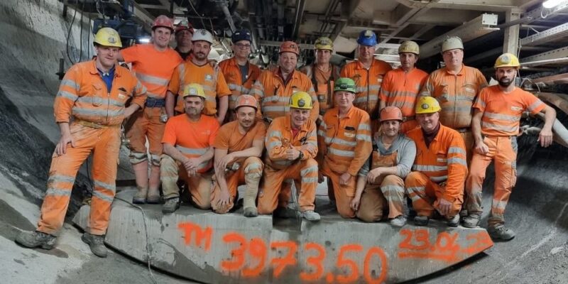 Second Gotthard Tunnel Breakthrough