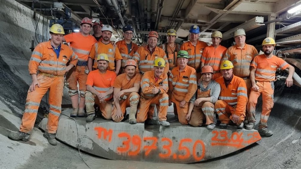 Second Gotthard Tunnel Breakthrough