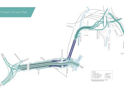 West Gate Tunnel Project Scope Map