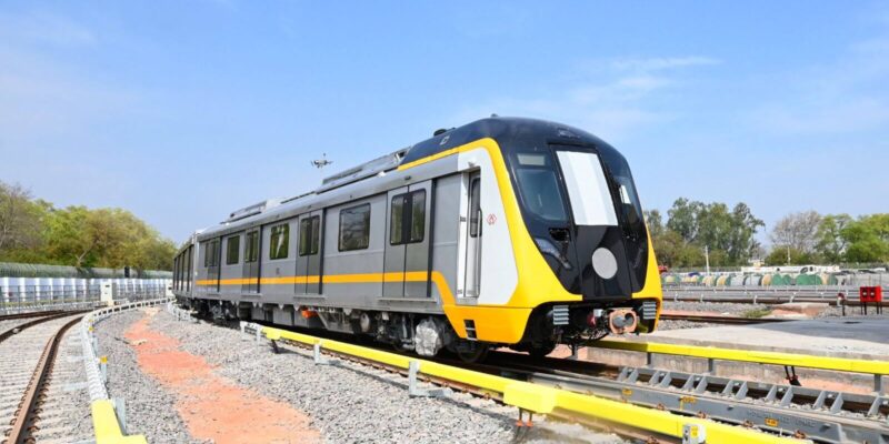 Agra Metro Line Train