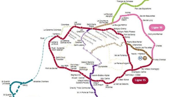 Grand Paris Express Map