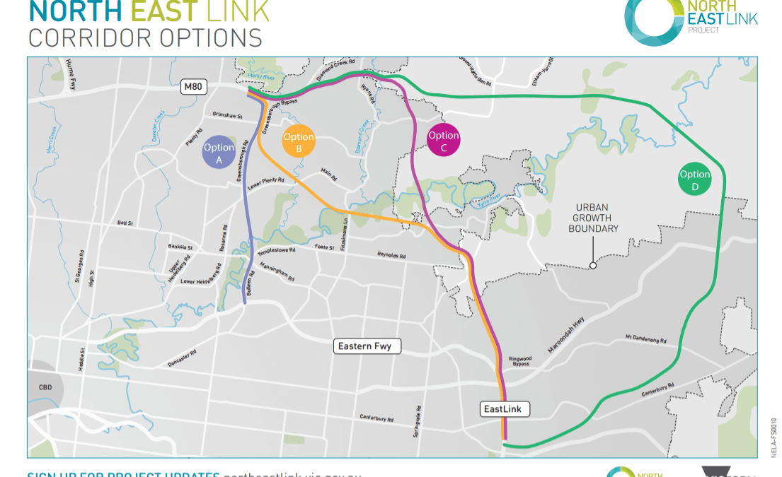 North East Link Corridor Options