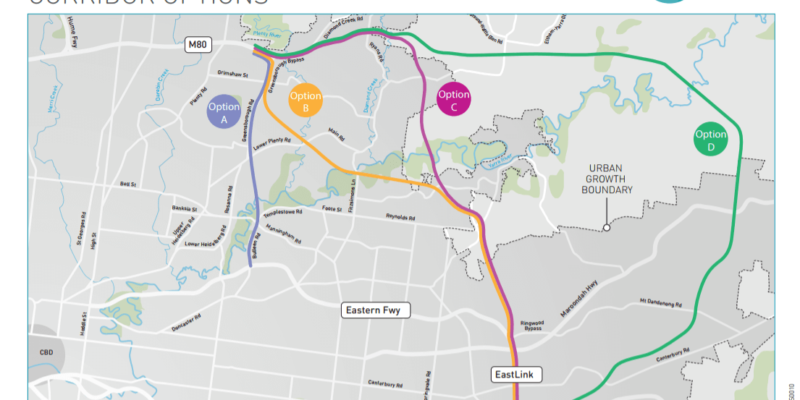 North East Link Corridor Options