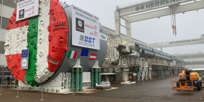 Brenner Base Tunnel TBM Lila