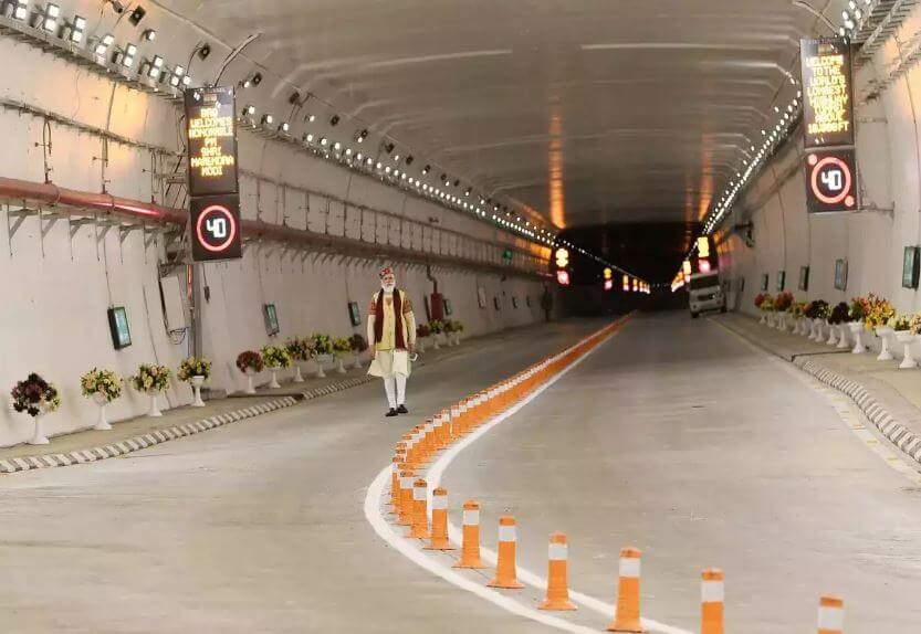 Road Tunnel in New Delhi