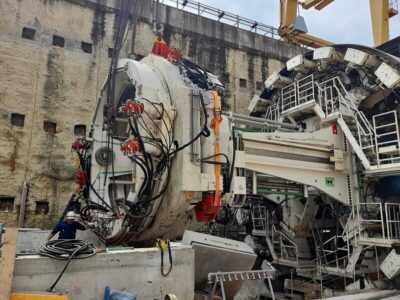 TBM Iris in Florence High Speed Railway Bypass