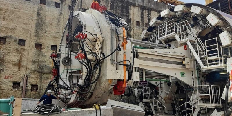 TBM Iris in Florence High Speed Railway Bypass