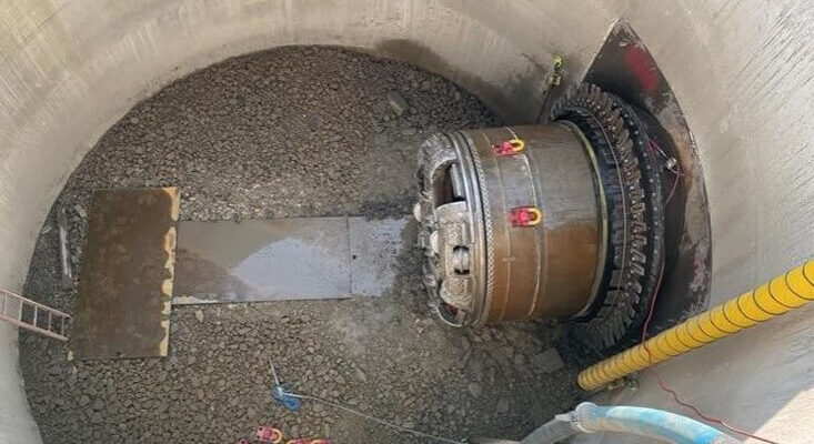 A65 Second Sewer Tunnel Breakthrough