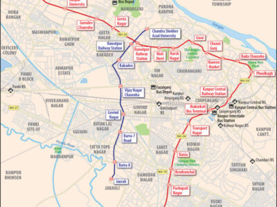 Kanpur Metro Project Route