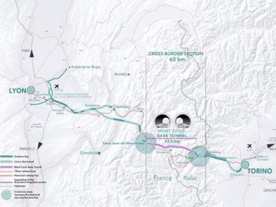 Mont Cenis Project Route Map