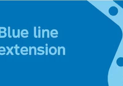 Blue Line Metro Extension Banner by STM