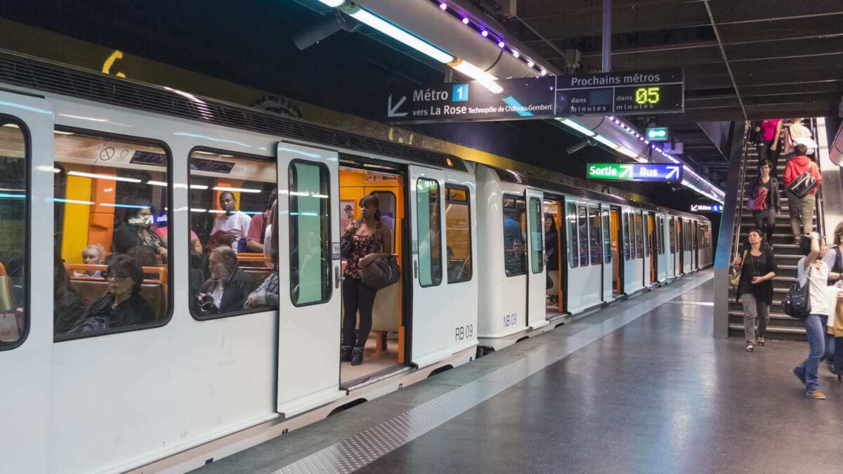 France Metro Line Station