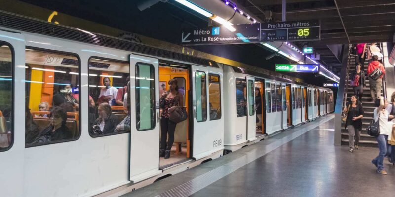 France Metro Line Station