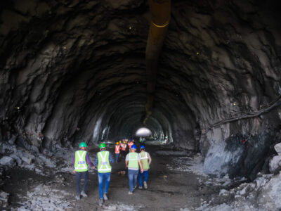 India's High-Speed Rail Project's First Mountain Tunnel