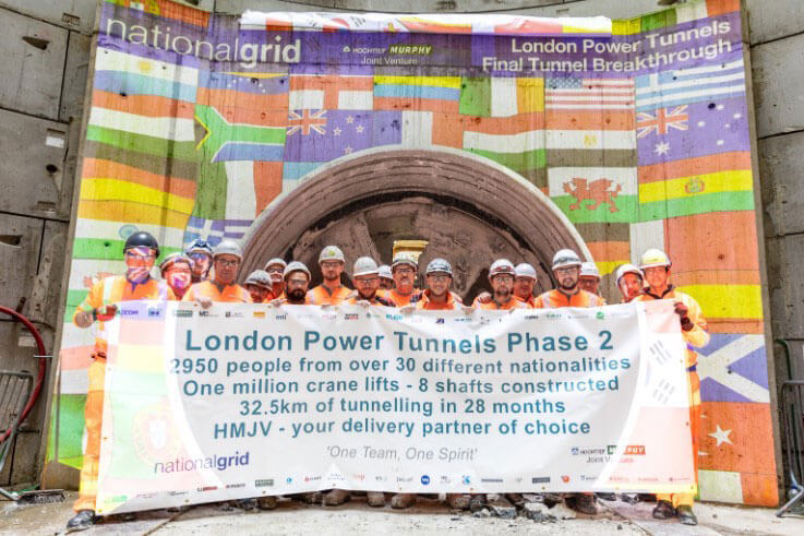 London Power Tunnels Project - Phase 2 Breakthrough