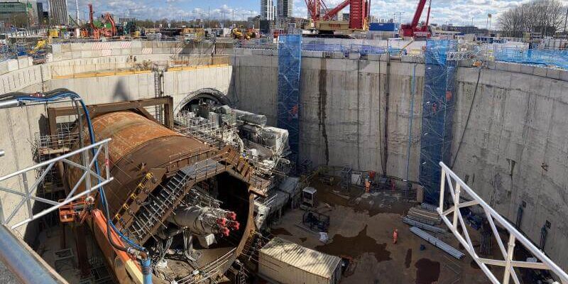 Silvertown Tunnel Construction Site