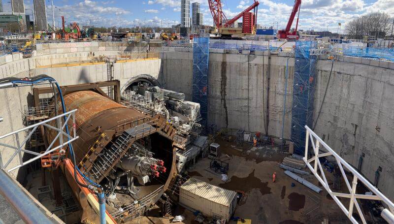 Silvertown Tunnel Construction Site