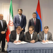Armenia Iran Signing Contract for Agarak-Kajaran Road