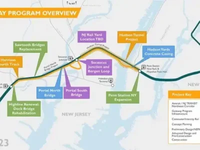 Hudson Tunnel Map