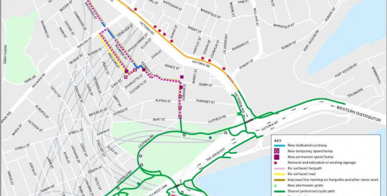 Rozelle Interchange Tunnel Route