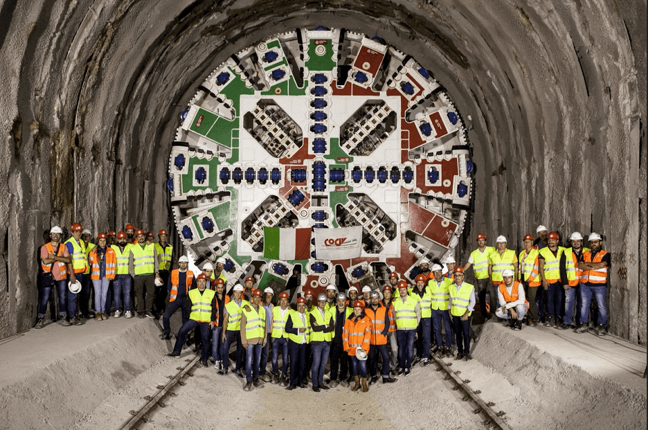 Serravalle Tunnel Breakthrough