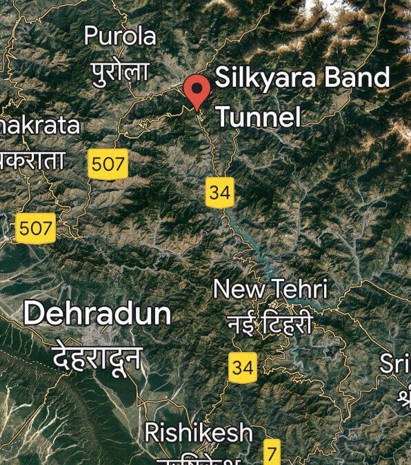 Silkyara Bend Tunnel Location