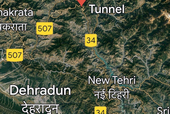 Silkyara Bend Tunnel Location