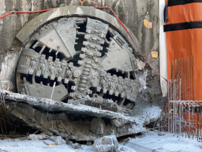 TBM Breakthrough at Oak-VGH Station