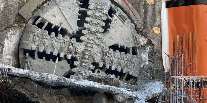 TBM Breakthrough at Oak-VGH Station