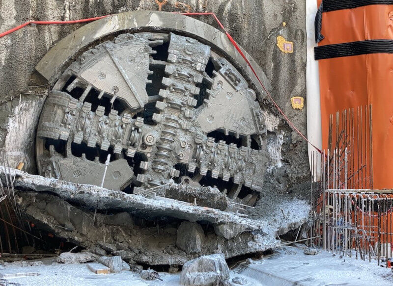 TBM Breakthrough at Oak-VGH Station