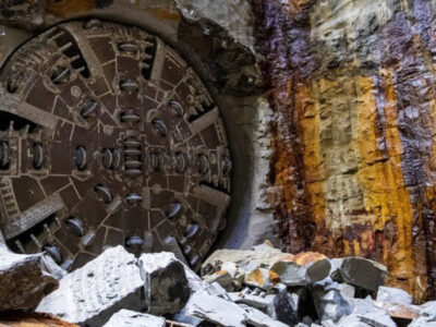 Tunnel Boring Machine Breakthrough