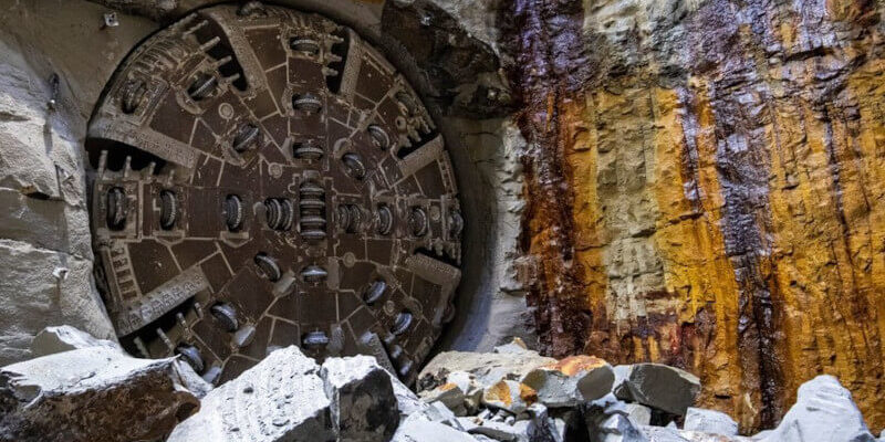 Tunnel Boring Machine Breakthrough